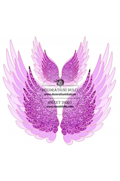 Decoratiuni Dulci Представете си cometibila, aripi de unicorn - Decupat