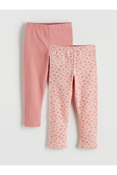 LC Waikiki GiyÇık Store roze leggins za devojčice sa elastičnim strukom, pako...