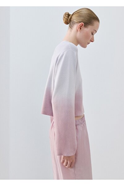 MANGO Woman %100 pamuklu degrade ceket