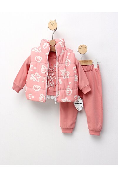 MiniKids You Are My Star Vest Set, Coral 86 (12-18 months)