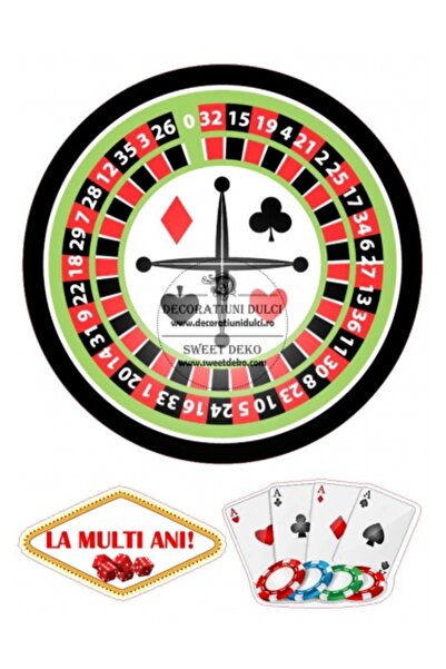 Decoratiuni Dulci Представете си comestibila ruleta norocoasa - Decupat