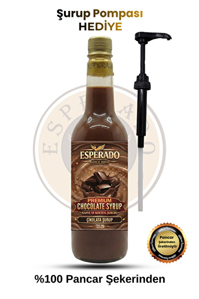ESPERADO ÇİKOLATA PREMİUM KAHVE ŞURUBU 750 ML BARİSTA SERİSİ - LATTE&SOĞUK KA...