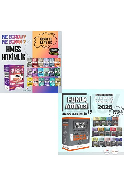 Dizgi Kitap 2026 Hukuk Atölyesi HMGS Hakimlik Kazandıran Soru Bankası ve Çıkm...