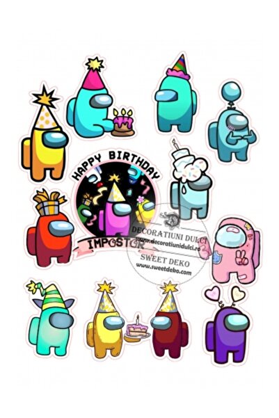 Decoratiuni Dulci Among As Party | Cake photo - Cut out