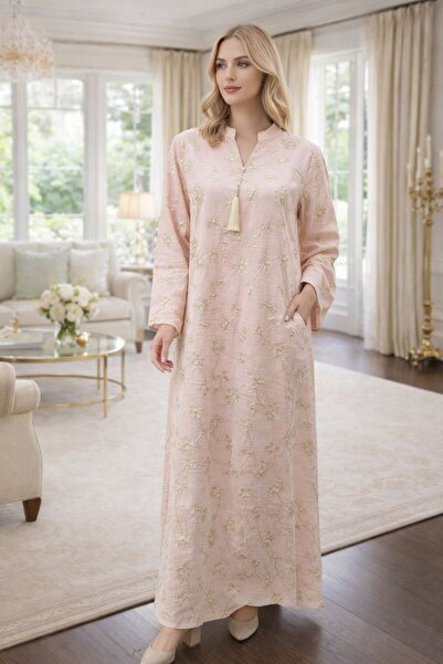 ELLA Kuwaiti jalabiya with thread embroidery for Eid