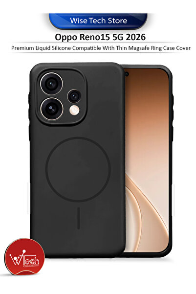 Wtech Oppo Reno15 5G 2026 Premium Liquid Silicone Compatible With Thin Magsaf...