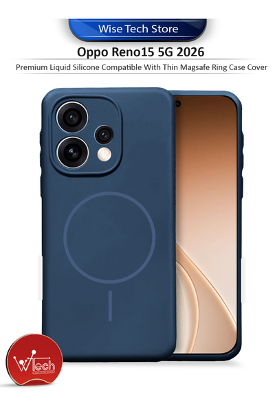 Wtech Oppo Reno15 5G 2026 Premium Liquid Silicone Compatible With Thin Magsaf...