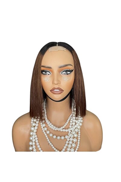 GOLEN 10-Inch 100% Human Hair Bob Wig – HD Lace Frontal Short Bob Wig | Gluel...