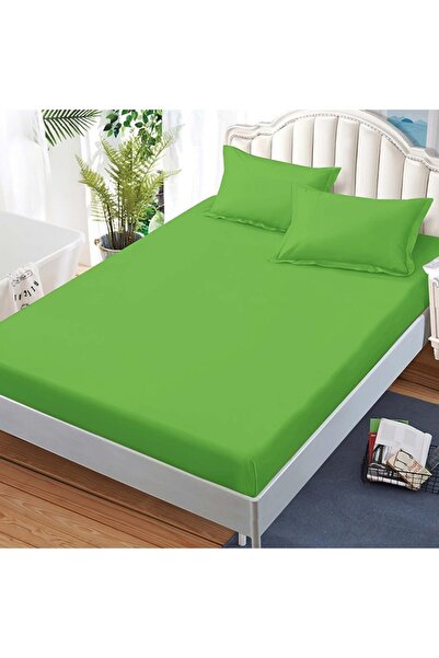 Talis Stretchy sheet and 2 pillowcases Junne Neon Green 180x200 cm (Finet)