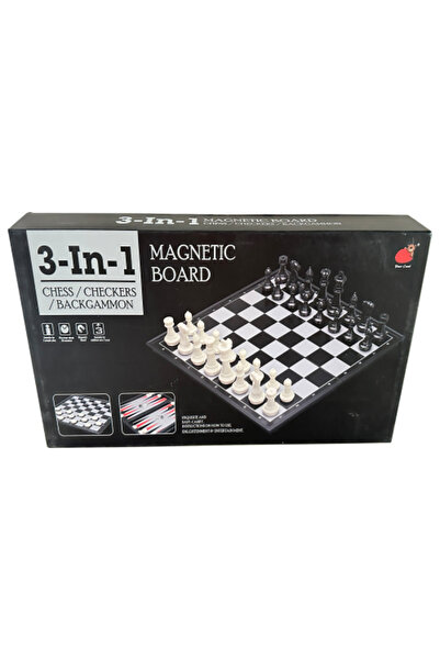 Generic Xiong Bai Toys - 3 in 1 Chess Set