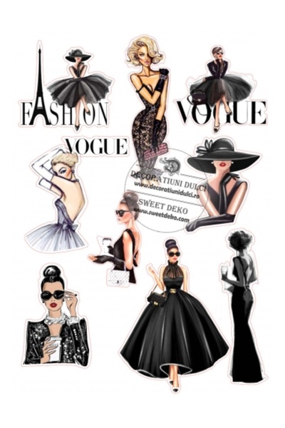 Decoratiuni Dulci Φανταστείτε cometibile Μαύρο φόρεμα - Decupat