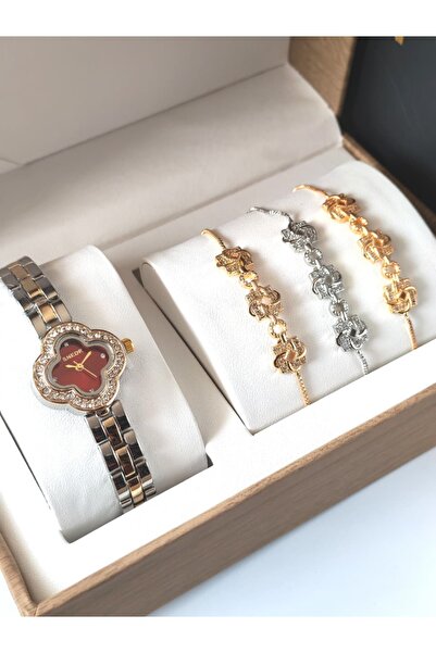 LV LEFAN Luxury women's wristwatch gift set