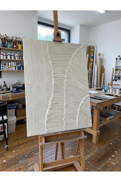 Nurşahın Resimleri El Yapımı Dokulu Kanvas Tablo