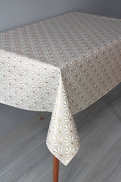 DDHOME Față de masă din PVC ștergabilă, căptușită cu fibre 8318-SafirYaprak