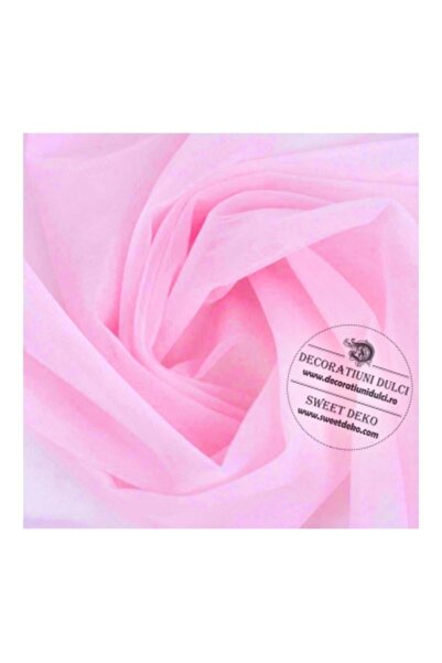 Decoratiuni Dulci Tiul roz - 1,60μ τελευταίο χρονόμετρο