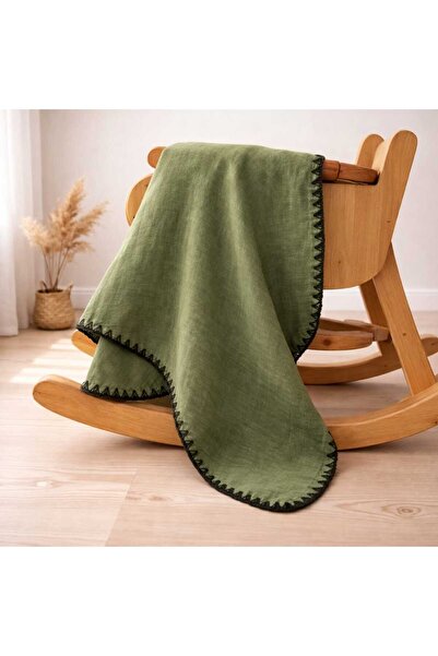 MyPrettyBaby 100% Cotton 4-Layer Muslin Soft Textured Baby Blanket