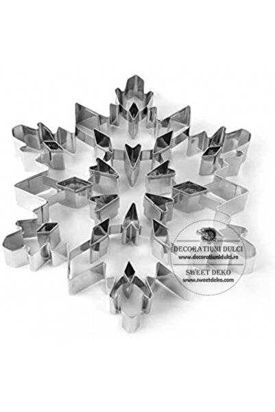 Decoratiuni Dulci Large metal snowflake cutter