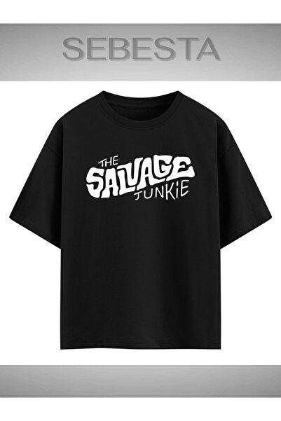 Sebesta Fashion The Salvage  Printed Premium Oversize T-Shirt