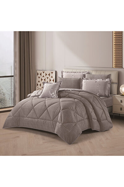 HOURS Horse 7-Piece Double Bedspread Set – Elegant Floral Design and Luxuriou...