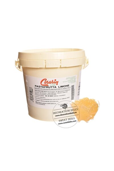 Decoratiuni Dulci Pastafrutta lemon, razatura de lamaie, Cesarin 3кг