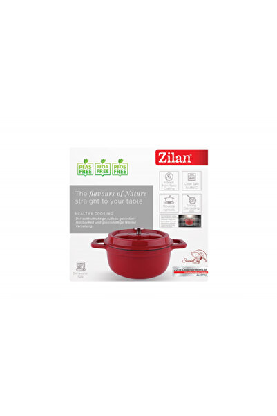 Zilan ZLN0941 cast iron pot, 2.6l, 7 layers, induction and oven compatible 280°C