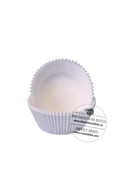 Decoratiuni Dulci Chese albe prajituri 100buc |Cosulete simple albe