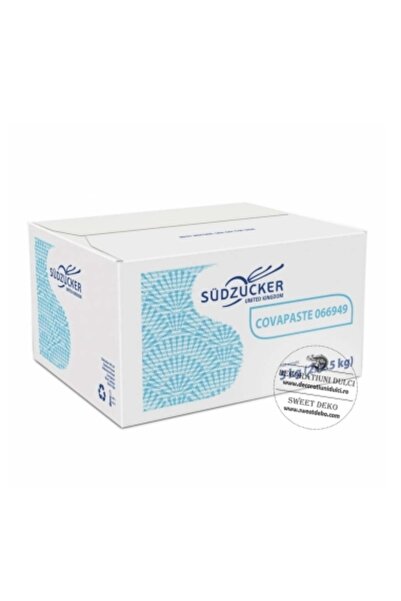 Decoratiuni Dulci Γλάσο Covapaste alb - 2,5kg