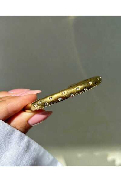 Bubbleatelier Çelik Mini Yıldız Gold Kelepçe Ayarlanabilir