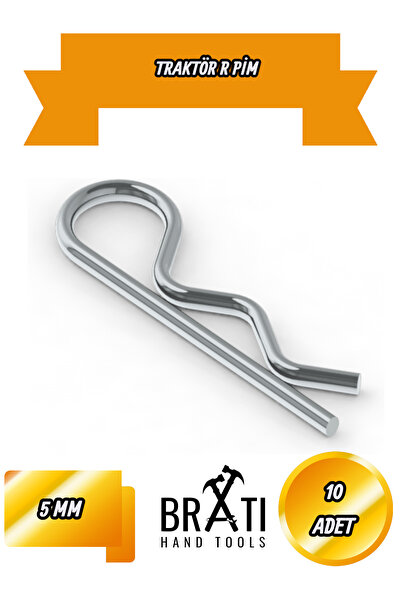 BRATİ HAND TOOLS Traktör R Pim Firkete Pim 5MM (10 Adet)