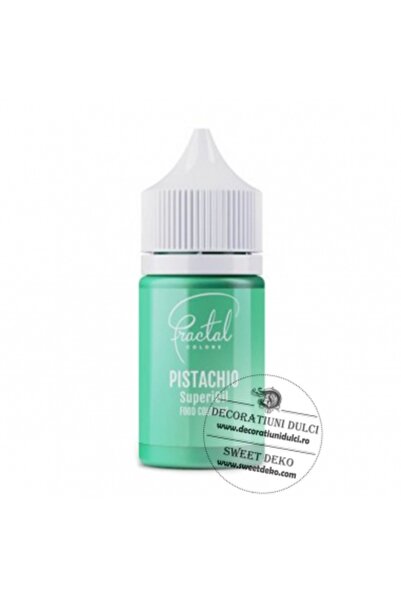 Decoratiuni Dulci Fractal SuperOil - pistachio green liposoluble dye - Pistachio