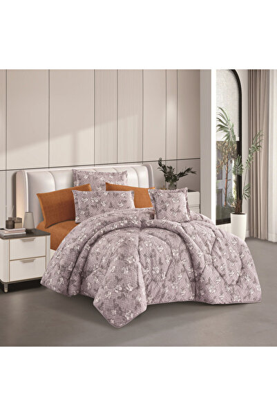 HOURS Horse 7-piece double bed set – elegant floral design and luxurious soft...