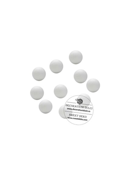 Decoratiuni Dulci Sfere din polistiren 3 cm diametrul (10buc/set)