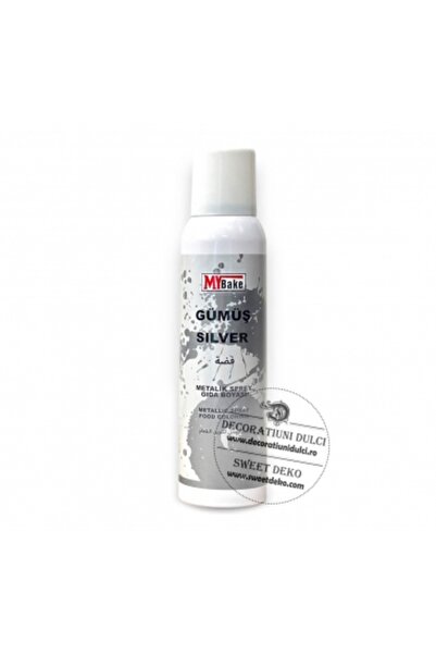 Decoratiuni Dulci Спрей comestibil argintiu, Gumus My Bake 250мл.