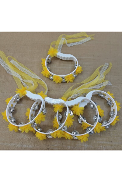 Fiyonks Atölye Süslü Tef, Gelin, Nedime, Kına Gecesi Tefi, 23 Nisan Gösteri T...