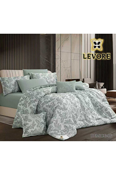 Levore مفرش ليفوري 4قطع نفر جاكار فاخر ناعم الملمس BEMICE-06