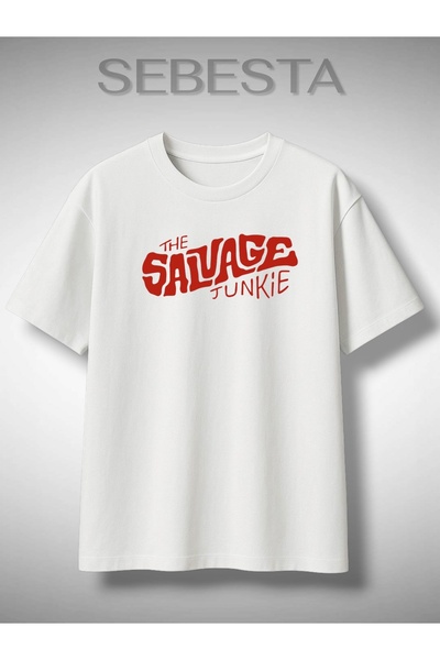 Sebesta Fashion The Salvage  Printed Premium Oversize T-Shirt