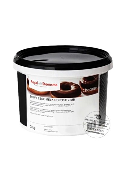 Decoratiuni Dulci Flexible icing with milk chocolate flavor, Souplesse Milk 3kg