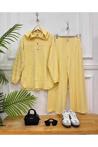 onix طقم ليفل دوبل أصفر اللون