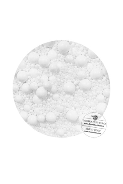 Decoratiuni Dulci Микс бомбоане алб мате | Снежна целувка Елегантни бели бонбони