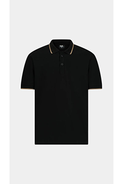 kult. POLO SHORT SLEEVE BLACK