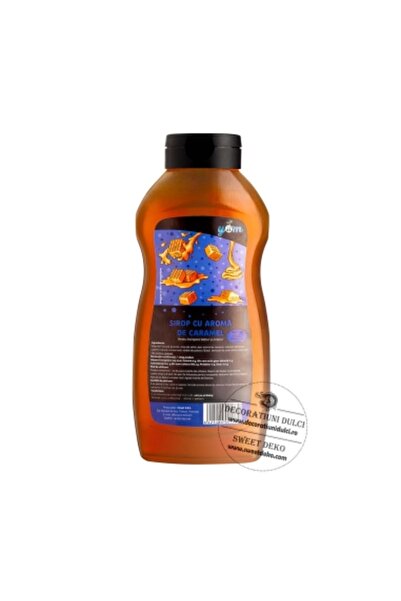 Decoratiuni Dulci Sirop cu aroma caramel pentru trampare blaturi 1L.
