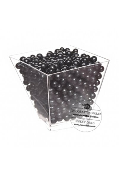 Decoratiuni Dulci Bombonele negre 4мм, графити 100гр.