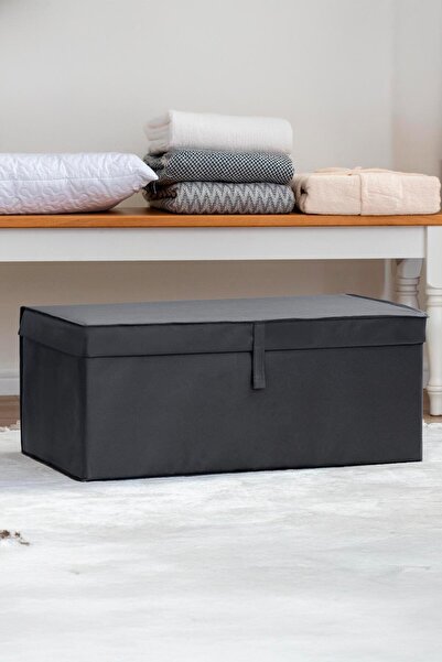 Helen's Home Box with Lid, Storage Box for Clothes and Blankets, Organizer 70...