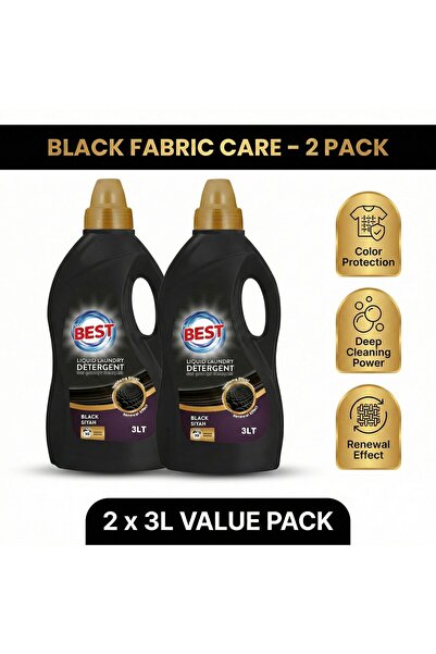 ECOBEST Liquid Laundry Detergent - Black 3L X2