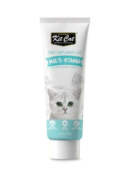Kit Kat Gel Daily Multivitamin Supplement for Weight Gain for Cats and Kitten...