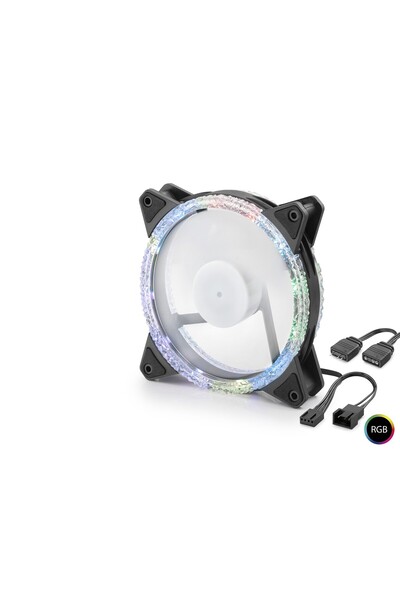 Skygo Ieg ™   Case Fan Crystal Rgb 12 cm - Black Nd2662 Nvdn-Rsirg3465