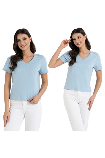 MORAJ WOMEN'S CLASSIC COTTON T-SHIRT COMFORTABLE PLAIN