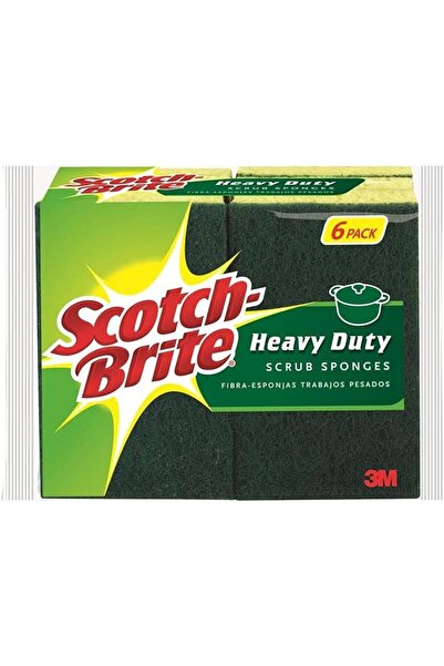 Scotch -Brite 6PK HD Scrub Sponge