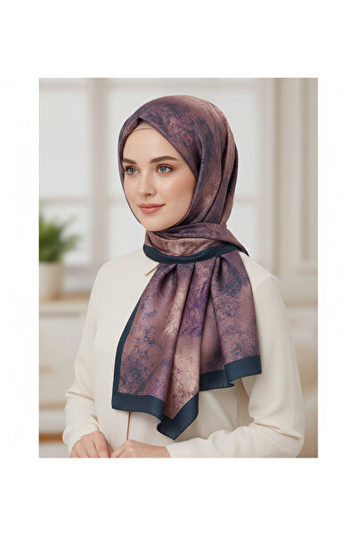 REMOMODA Patterned Batik Model Chiffon Shawl Italian Soft Shawl High Quality