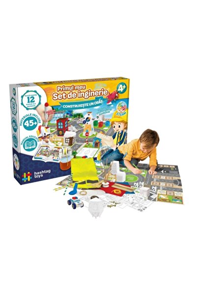 Hashtag Toys Primul meu set de inginerie construiește un oraș